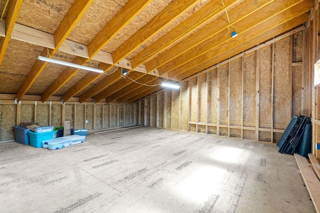 110 Forest Hls, Rockport, TX 78382 - view of unfinished attic