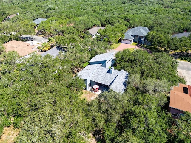 110 Forest Hls, Rockport, TX 78382 - drone / aerial view of a heavily wooded area