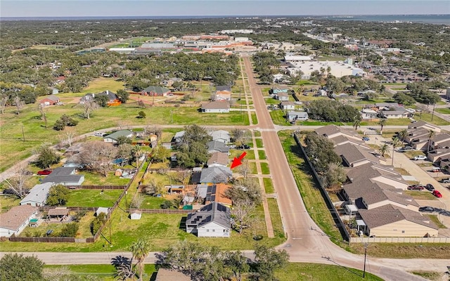 bird's eye view featuring a residential view