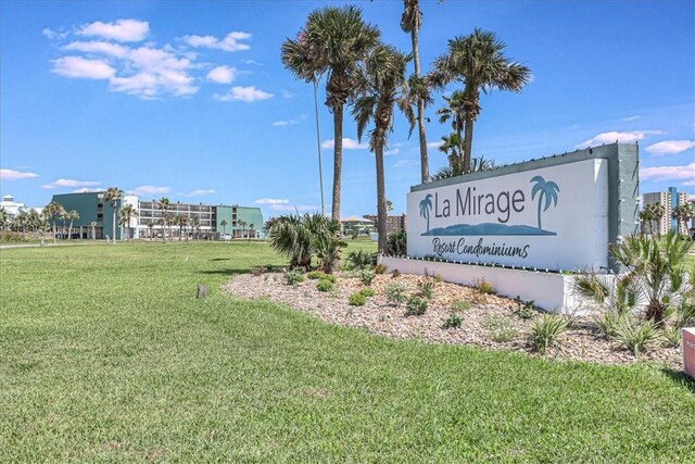 5973 State Highway 361 Unit 436, Port Aransas, TX 78373 - community / neighborhood sign featuring a yard