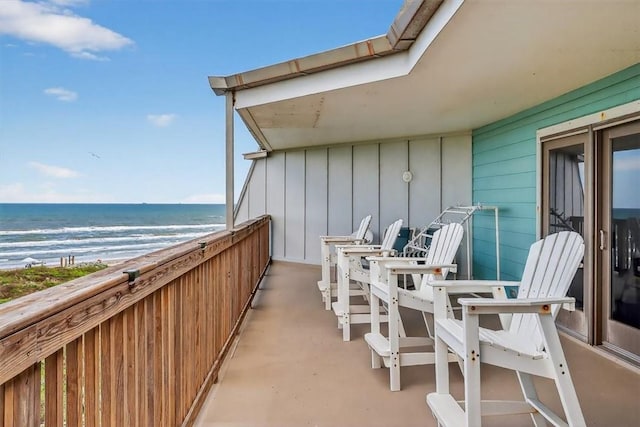 5973 State Highway 361 Unit 436, Port Aransas, TX 78373 - balcony with view of water and beach