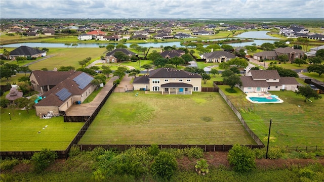 6001 King Trl, Corpus Christi, TX 78414 - aerial perspective of suburban area featuring a nearby body of water