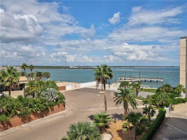 view of water feature