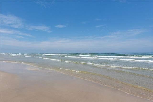 water view featuring a view of the beach