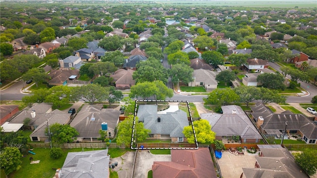 4530 Megal Dr, Corpus Christi, TX 78413 - aerial perspective of suburban area with property boundaries highlighted