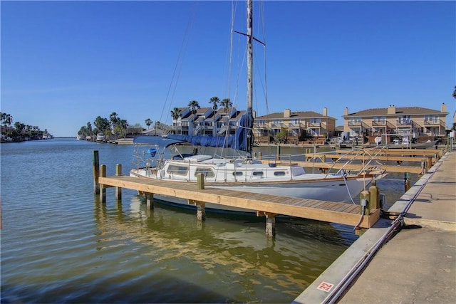 14300 S Padre Island Dr Unit 79, Corpus Christi, TX 78418 - dock with a water view and a residential view