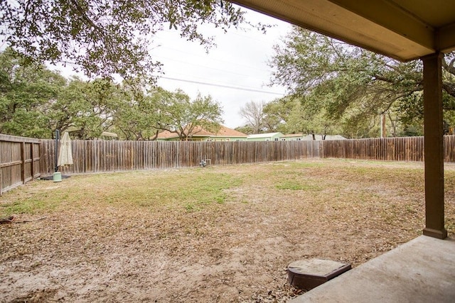 2421 Country Oaks Cir, Ingleside, TX 78362 - view of yard with a fenced backyard