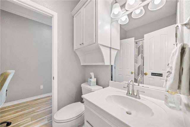 4518 Mars Hill Dr, Corpus Christi, TX 78413 - full bath featuring vanity and wood finished floors