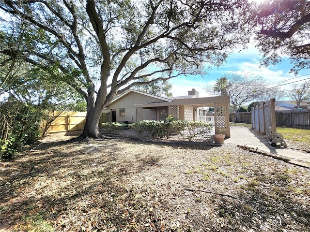 view of back of house