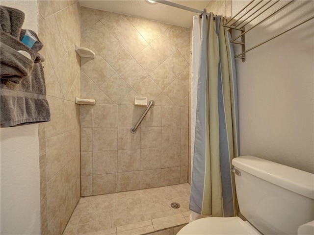 800 Beach Access Road 1a 509, Port Aransas, TX 78373 - bathroom with toilet and tiled shower