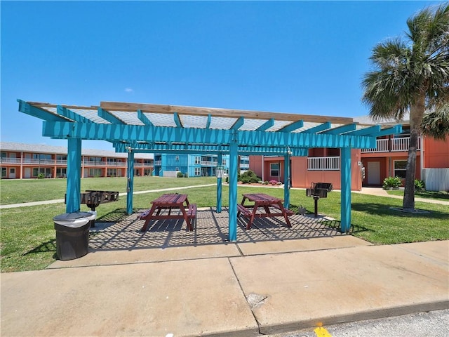 800 Beach Access Road 1a 509, Port Aransas, TX 78373 - view of property's community with a lawn