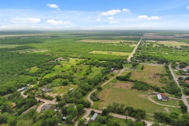 aerial overview of property's location with rural landscape