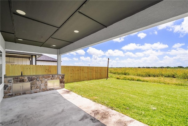 6218 Sadie St, Corpus Christi, TX 78415 - view of yard with a patio and area for grilling
