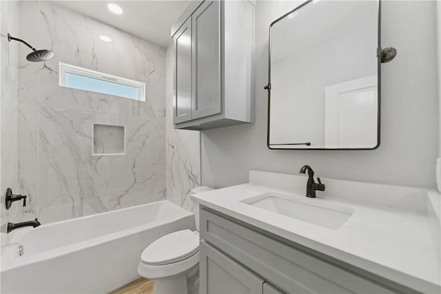 6218 Sadie St, Corpus Christi, TX 78415 - bathroom with vanity and bathing tub / shower combination