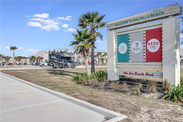 view of community / neighborhood sign