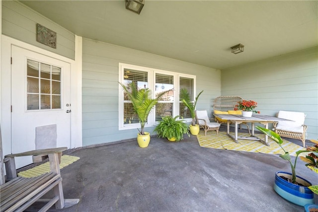 view of patio