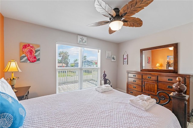 616 Sandcastle Dr, Port Aransas, TX 78373 - bedroom featuring ceiling fan