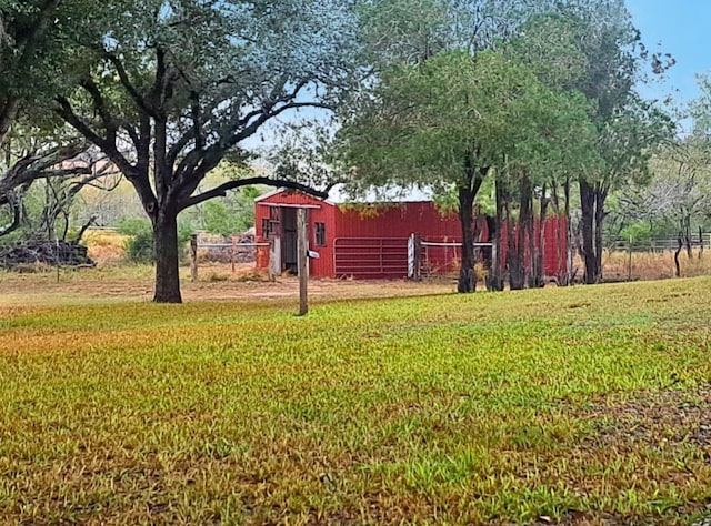 112 Fm 1042, Three Rivers, TX 78071 - view of yard with an outdoor structure and an outbuilding