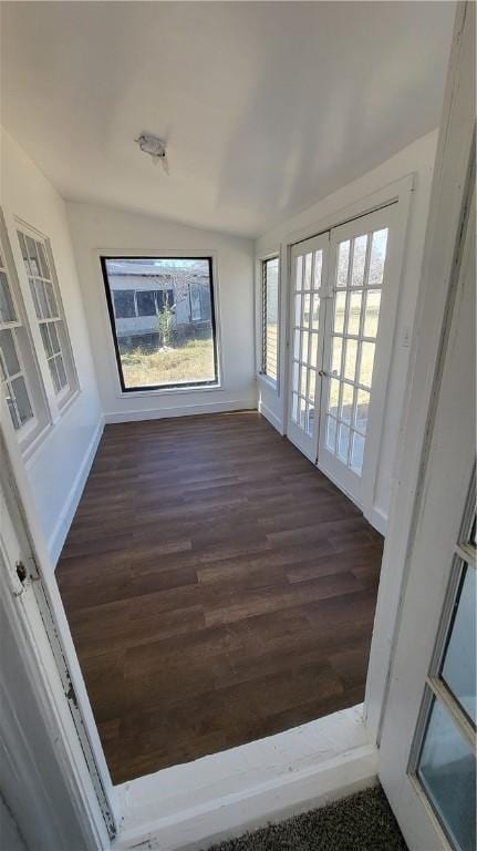 interior space featuring french doors