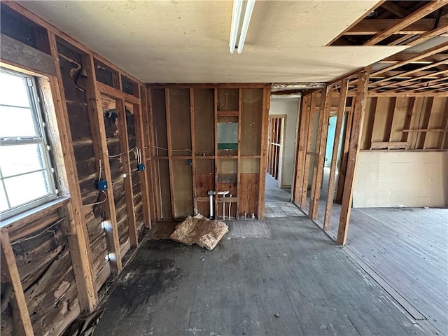 misc room featuring hardwood / wood-style floors