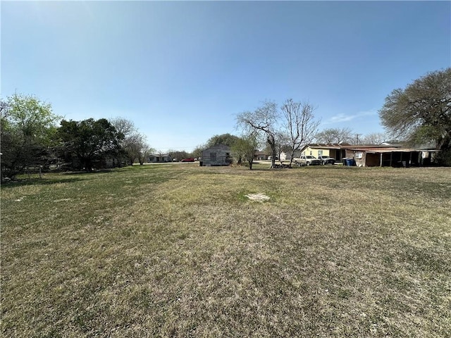 view of yard