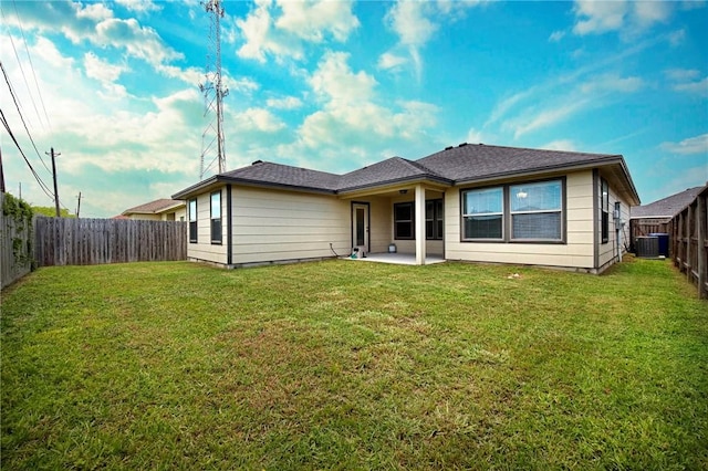 7209 Lake Tranquility Dr, Corpus Christi, TX 78414 - rear view of property with a patio and a fenced backyard