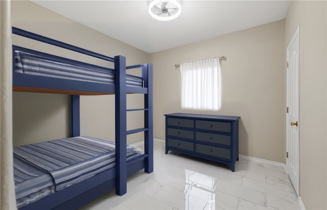 3613 Berkeley Dr, Corpus Christi, TX 78414 - bedroom featuring marble look tiles and baseboards