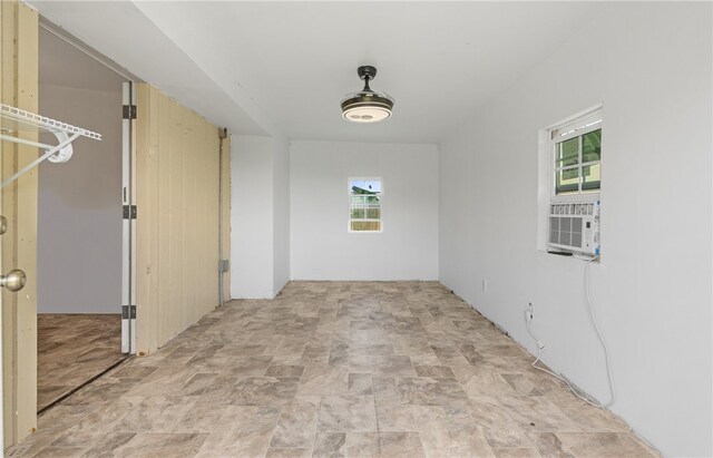 3613 Berkeley Dr, Corpus Christi, TX 78414 - unfurnished room with stone finish floors and cooling unit