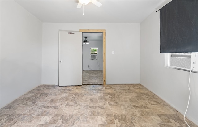 3613 Berkeley Dr, Corpus Christi, TX 78414 - unfurnished room with ceiling fan and stone finish flooring