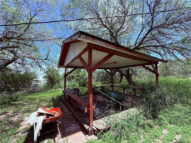 5742 Hidden Valley Loop, Sandia, TX 78383 - view of property's community featuring a gazebo and a deck