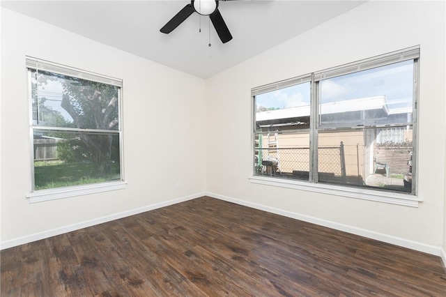3606 Marion St, Corpus Christi, TX 78415 - unfurnished room featuring ceiling fan and wood finished floors