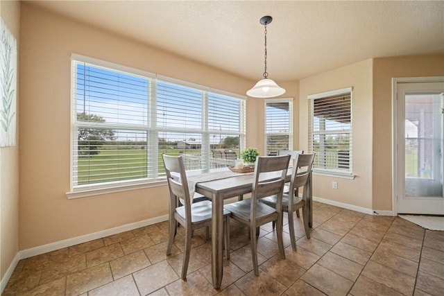 view of dining area