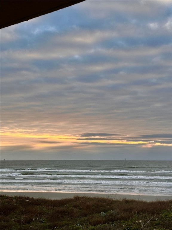 water view featuring a view of the beach