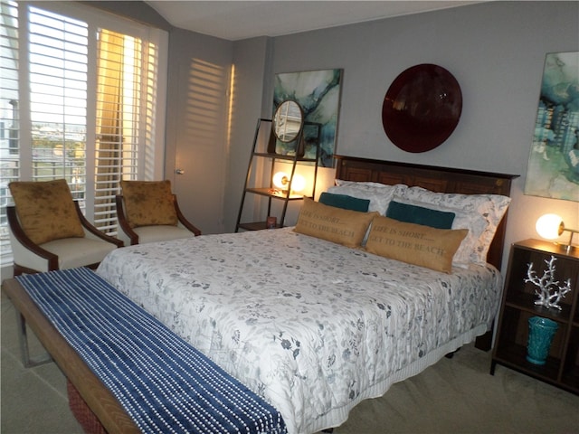 bedroom featuring carpet floors