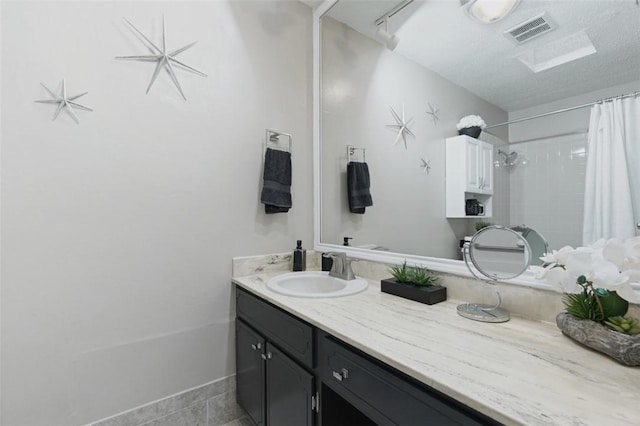 1313 E Cherrystone Dr, Corpus Christi, TX 78412 - bathroom with vanity and curtained shower