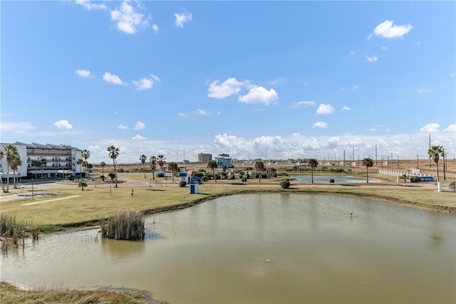 view of water feature