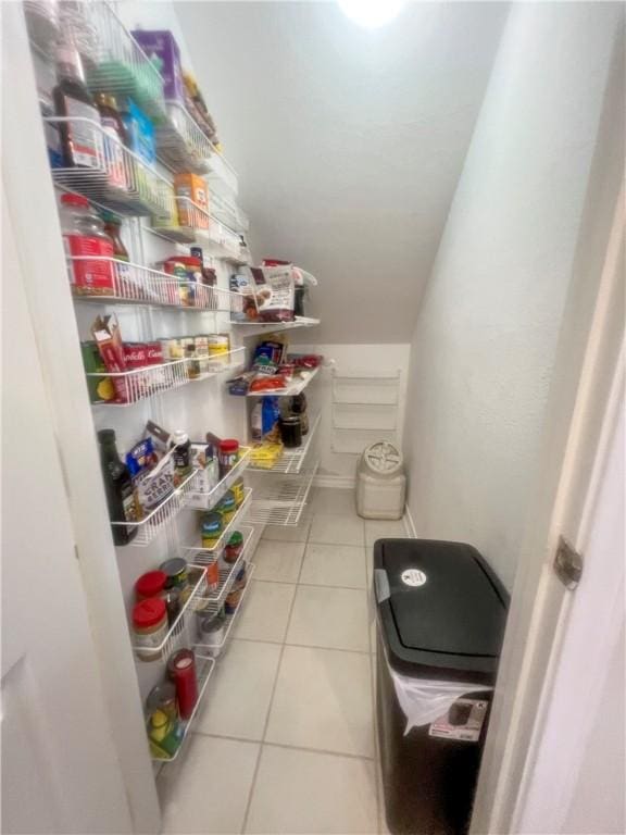 view of pantry