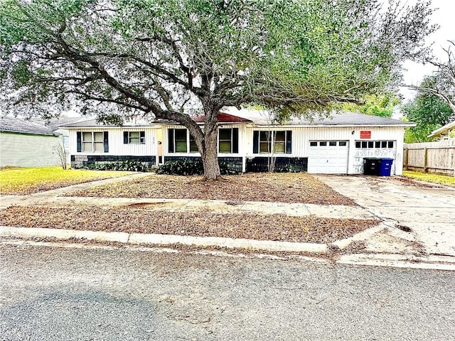 ranch-style house with a garage