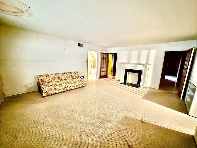 view of unfurnished living room