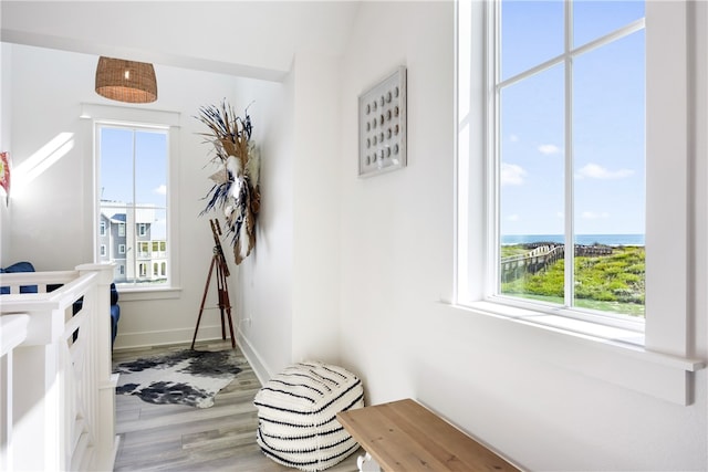 bedroom featuring hardwood / wood-style flooring