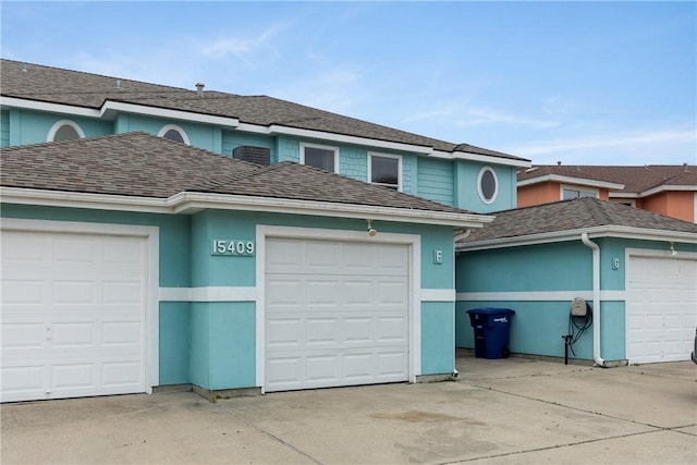 front facade featuring a garage