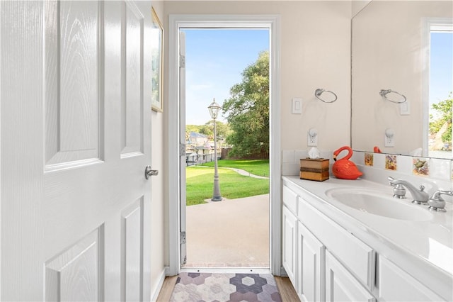 2110 Harbor Ct, Rockport, TX 78382 - bathroom featuring vanity
