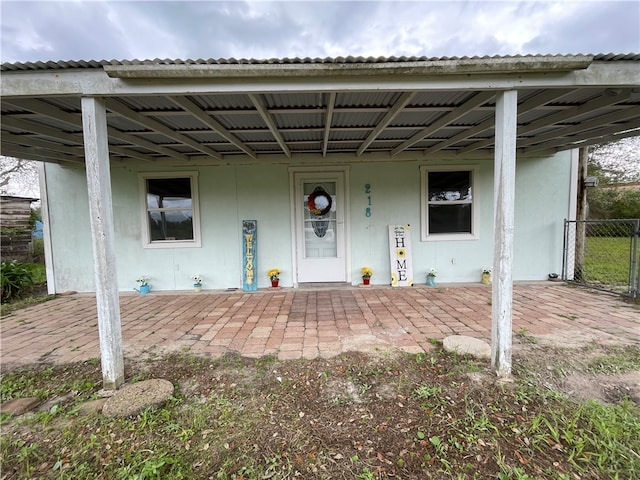 view of entrance to property