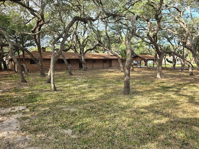 view of yard