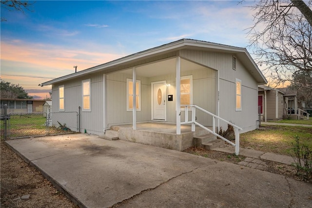 view of manufactured / mobile home