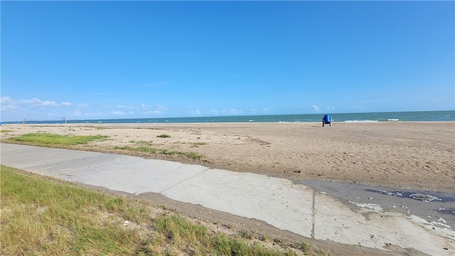 water view featuring a beach view