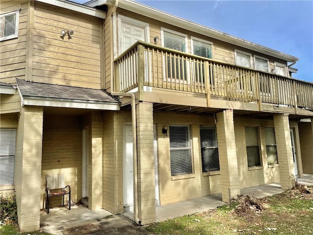 view of rear view of property