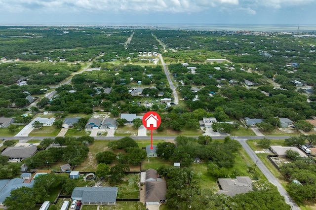 bird's eye view featuring a residential view