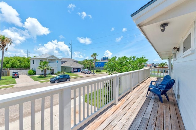 502 Corpus Christi Channel Prt, Aransas, TX 78373 - wooden terrace with a residential view