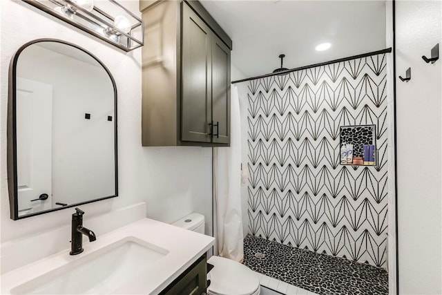 502 Corpus Christi Channel Prt, Aransas, TX 78373 - full bathroom with vanity and a tile shower